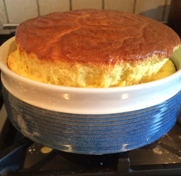 My cheese souffle - check out the recipe!