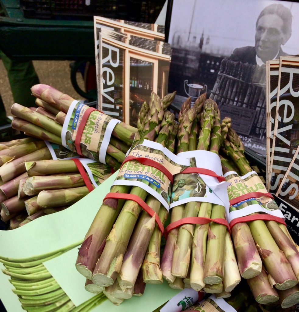 Asparagus at the start of the season
