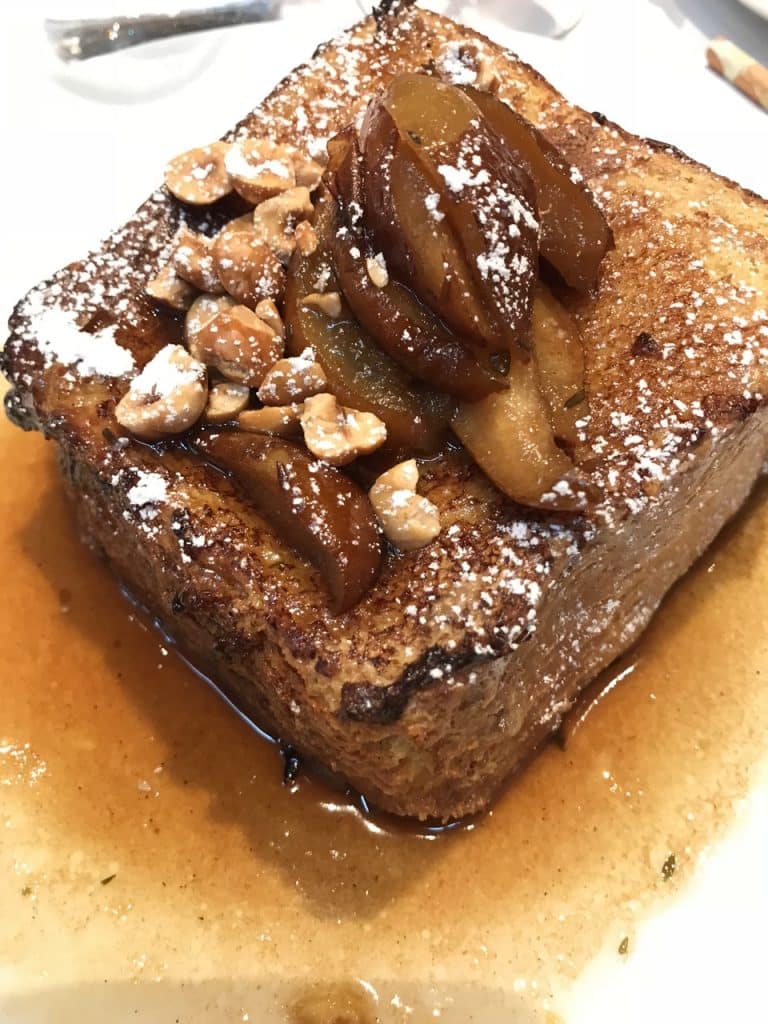 Brown Butter Pear French Toast - Union Square Cafe