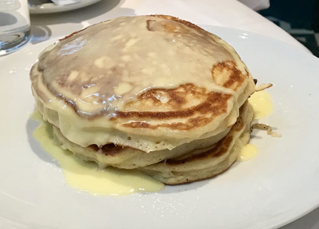 Buttermilk Pancakes with Lime Curd