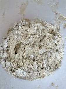 Autolyse dough