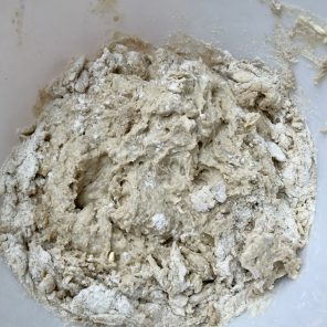 Autolyse dough