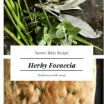Follow my easy to make herby focaccia recipe