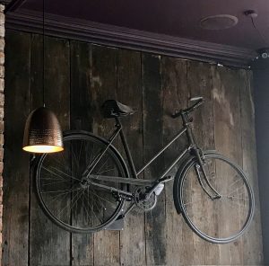 Bikes on the wall