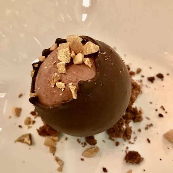 Chocolate dessert at Cobea Paris