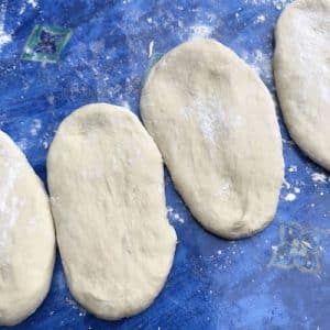 Flatten dough