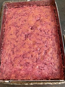 Baked beetroot cake